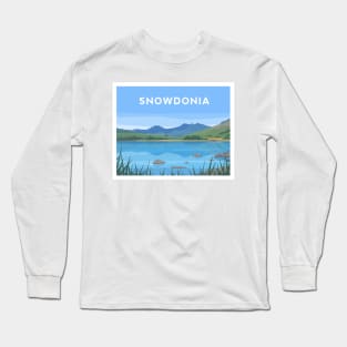 Snowdonia, Capel Curig and Llynau Mymbyr North Wales Long Sleeve T-Shirt